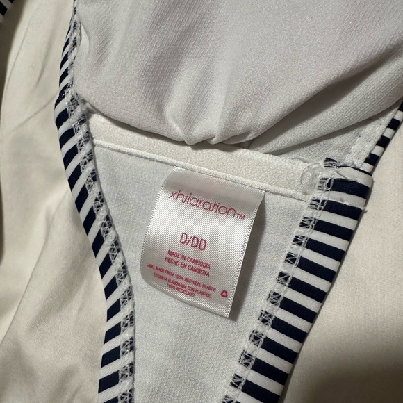 Xhilaration navy striped bikini top - Picture 4 of 4